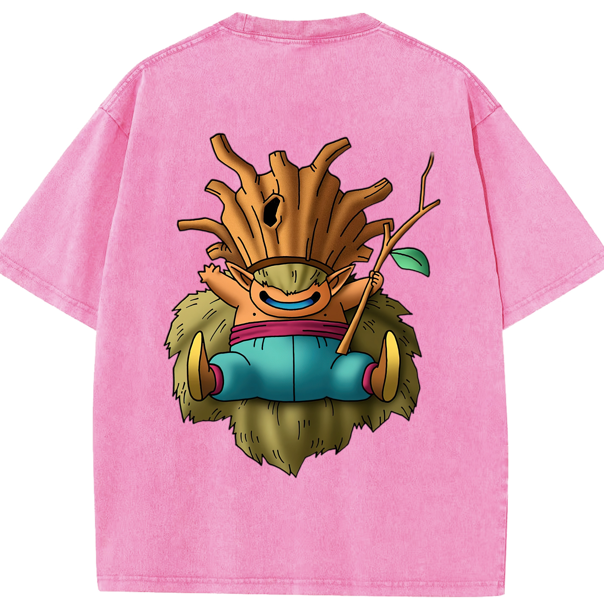 （画像用） ドラゴンクエスト Doragon Kuesuto Dragon Quest 綿100% ヴィンテージ風 半袖Tシャツ（背面プリント）